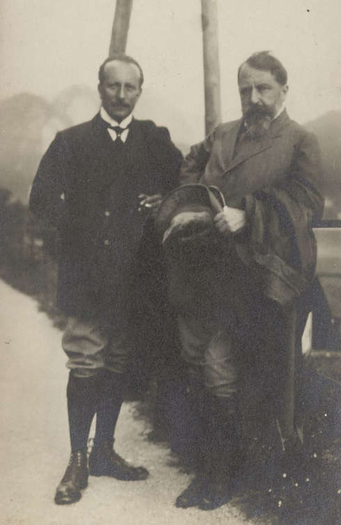 Felix Salten mit Arthur Schnitzler, um 1910 © Wienbibliothek im Rathaus