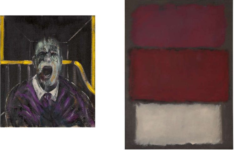 Francis Bacon und Mark Rothko, 2019 bei Sotheby's auktioniert