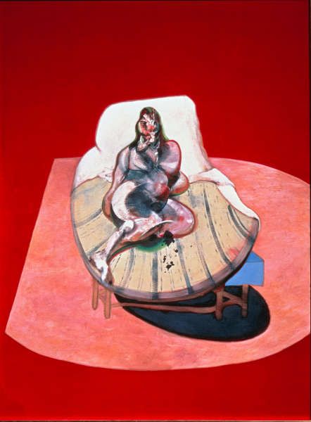 Francis Bacon, Study for Portrait of Henrietta Moraes, 1964, 198,1 x 147,3 cm, Öl auf Leinwand (Courtesy Heidi Horten Collection, © Bildrecht, Wien, 2018)
