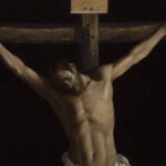 Francisco de Zurbarán, Die Kreuzigung, Detail, 1627, Öl auf Leinwand, 290.3 × 165.5 cm (The Art Institute of Chicago, Robert A. Waller Memorial Fund, 1954.15)