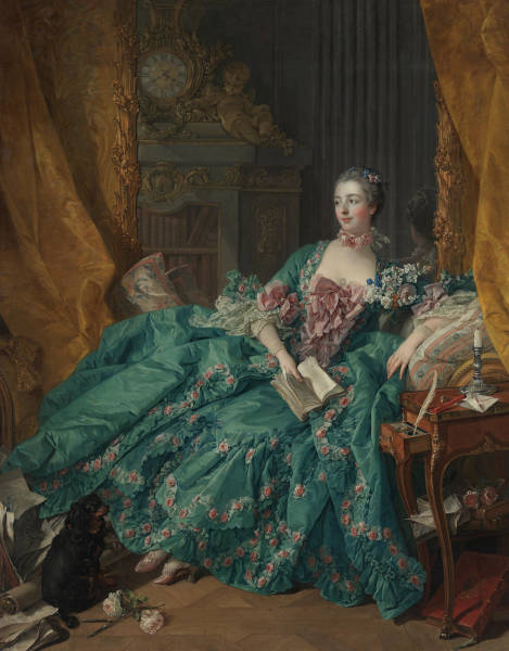 François Boucher, Madame de Pompadour, 1756 (Bayerische Staatsgemäldesammlungen – Alte Pinakothek München)
