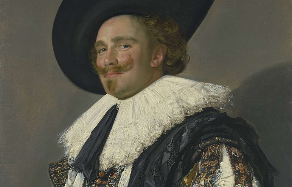 Frans Hals, Der lachende Kavalier, Detail, 1624 (The Trustees of the Wallace Collection, London)