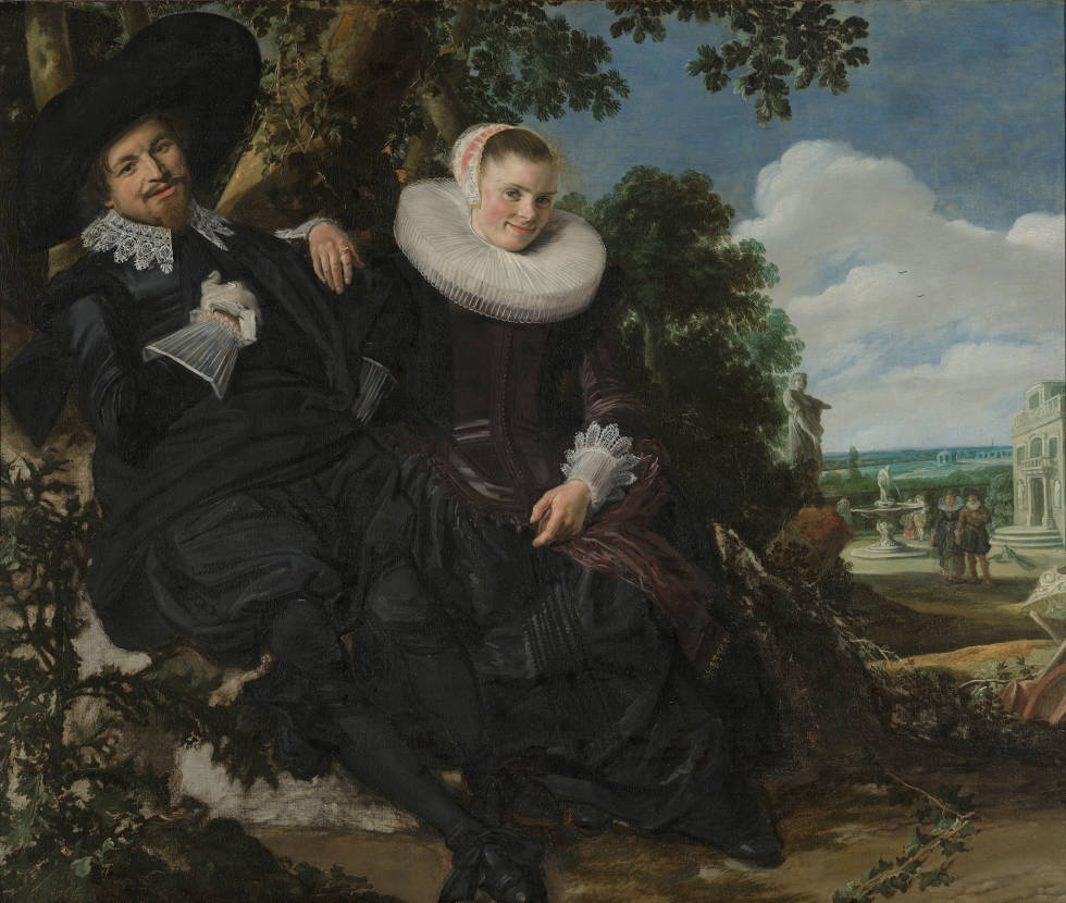Frans Hals, Ehepaarbildnis, Isaac Abrahamsz Massa und Beatrix van der Laen