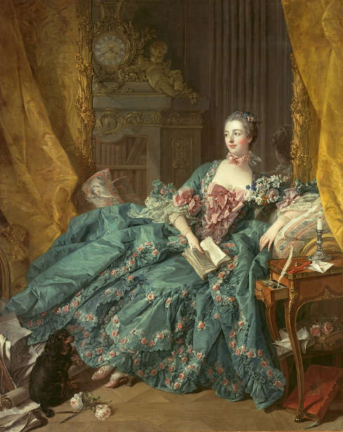 François Boucher, Madame de Pompadour, 1756 (Bayerische Staatsgemäldesammlungen, Alte Pinakothek, München. Dauerleihgabe der Sammlung HypoVereinbank, Member of UniCredit)