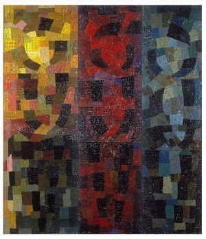 Otto Freundlich, Hommage aux peuples de couleur, 1938, Mosaik 175 x 156,5 cm (Musées de Pontoise), Foto: Donation Freundlich - Musées de Pontoise