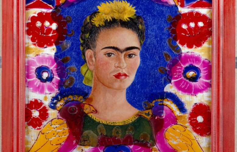 Frida Kahlo, Le Cadre [Der Rahmen], Detail, 1938 (Centre Pompidou, Staatsankauf, 1939, JP 929 P (1). © Banco de México Diego Rivera Frida Kahlo Museums Trust, Mexiko, D.F. / ADAGP, Paris. Digitales Bild © CNAC /MNAM, Dist. RMN-Grand Palais / Art Resource, NY)