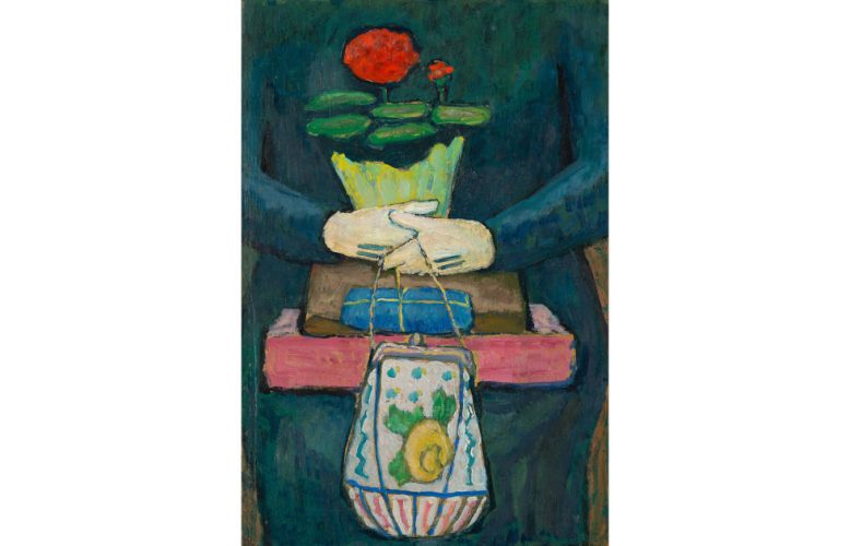 Gabriele Münter, Stillleben in der Trambahn (Nach dem Einkauf), um 1912, Pappe (Gabriele Münter- und Johannes Eichner-Stiftung, München)