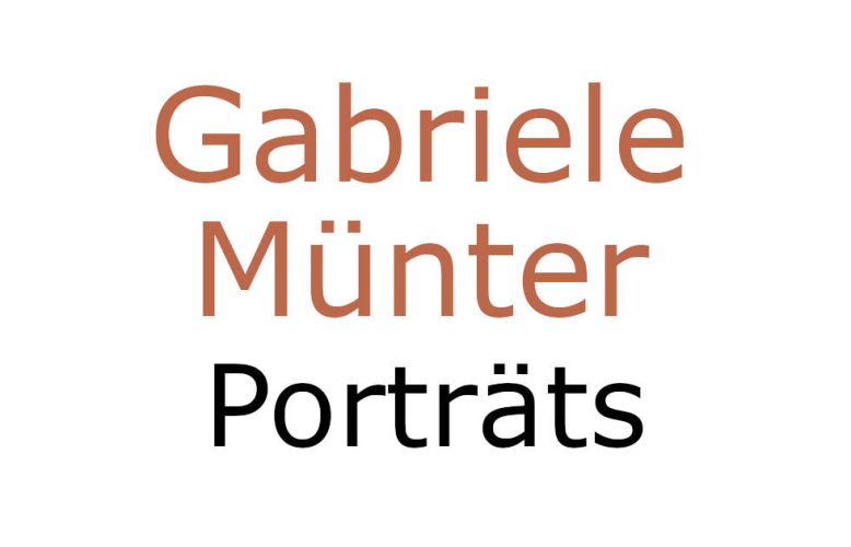 Gabriele Münter Porträts