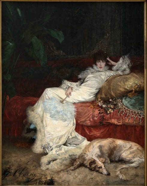Georges Clairin, Sarah Bernhardt, 1876, 250 x 200 cm (Petit Palais, Musée des Beaux-arts de la Ville de Paris)