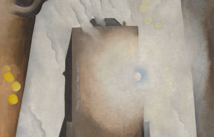 Georgia O’Keeffe, The Shelton with Sunspots, N.Y., Detail, 1927 (The Art Institute of Chicago, gift of Leigh B. Block. © 2018 Georgia O’Keeffe Museum / Artists Rights Society (ARS), New York)