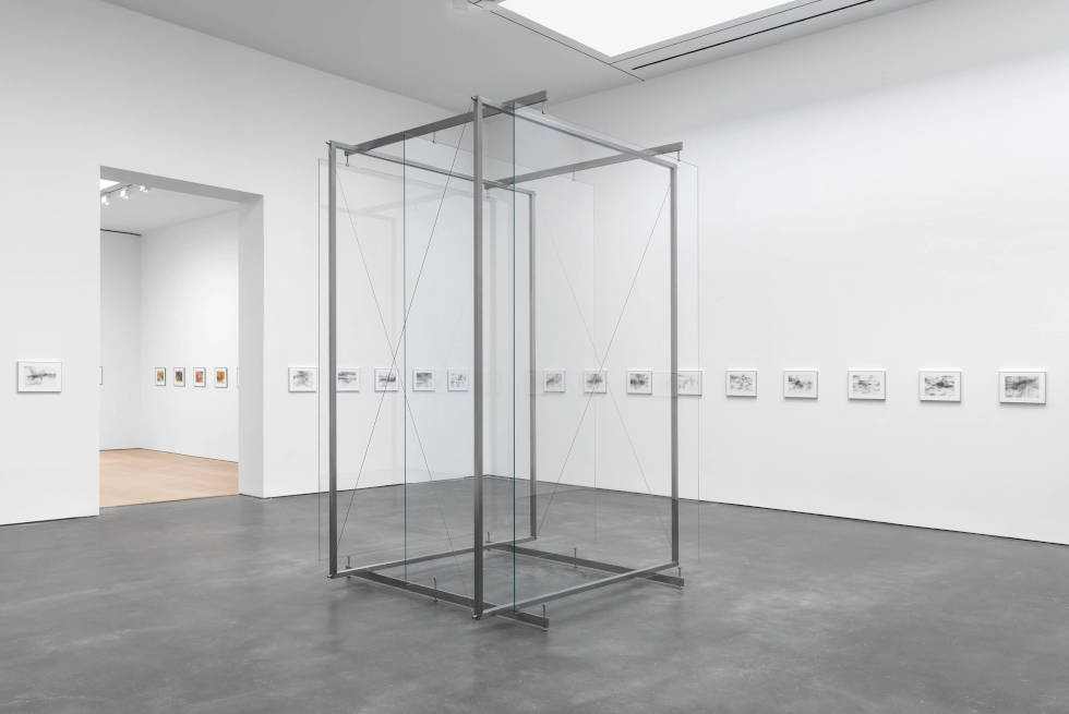 Gerhard Richter, 3 Glaeser, Galerie David Zwirner 2023