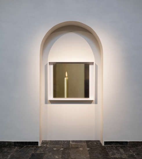 Gerhard Richter, Kerze no 511-1, 1982, Installationsansicht im Bonner Münster, 2021/22