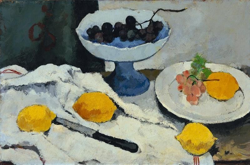 Gerhart Frankl, Stillleben mit Zitronen, 1925, Öl/Lw, 43,5 × 66 cm (Belvedere, Wien)
