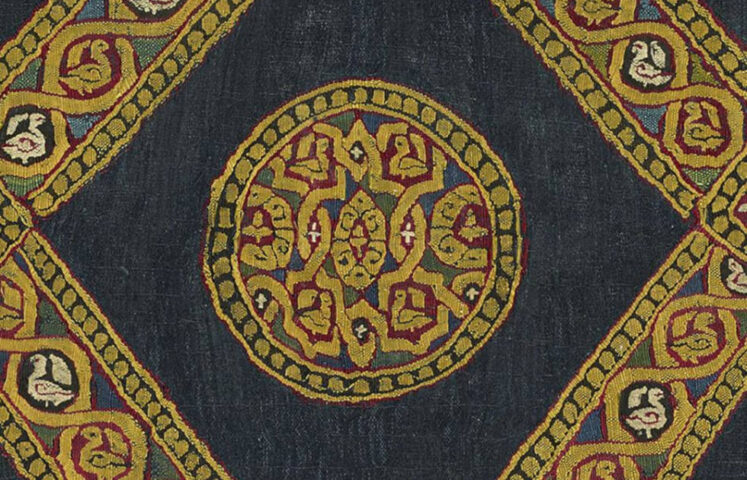 Gewebefragment, Detail, Ägypten, 1. Hälfte 12. Jh. (Museum Folkwang, Essen)