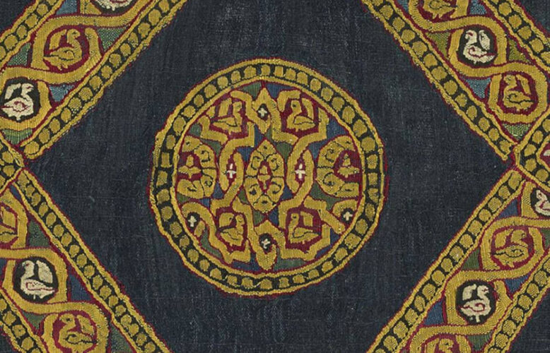 Gewebefragment, Detail, Ägypten, 1. Hälfte 12. Jh. (Museum Folkwang, Essen)