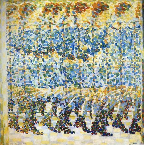 Wassily Kandinsky, Gegenklänge, 1924, Contrasting Sounds, Öl auf Karton, 70 x 49.5 cm, Centre Pompidou, Paris, Musée national d'art moderne / Centre de création industrielle, bequest of Nina Kandinsky in 1981.