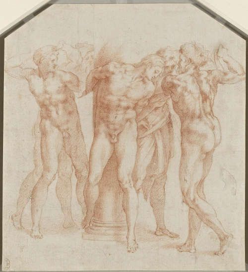 Giulio Clovio nach Michelangelo, Geißelung Christi