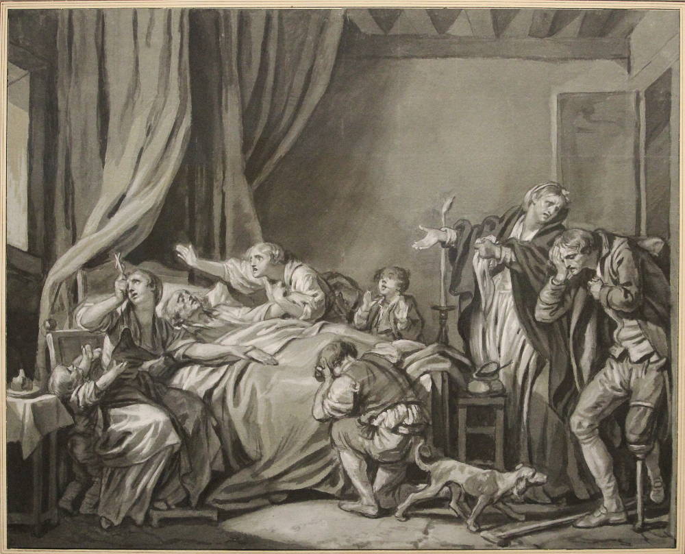 Jean-Baptiste Greuze, Der bestrafte Sohn, 1777/78 (Albertina, Wien; Foto: Alexandra Matzner, ARTinWORDS)