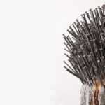 Günther Uecker, Waldgarten (3-teilig), Detail, 2008 (Privatsammlung, Courtesy Axel Vervoordt Gallery, Foto: Jan Liégeois)