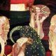 Gustav Klimt, Fakultätsbild „Die Jurisprudenz“, Detail, 1900-1907, Rekolorisierung nach historischer Aufnahme (2021) (Österreichische Galerie Belvedere, Wien / Image by Google)