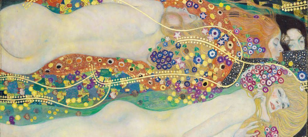Gustav Klimt, Wasserschlangen II, 1904 (Privatsammlung, mit freundlicher Genehmigung von HomeArt)