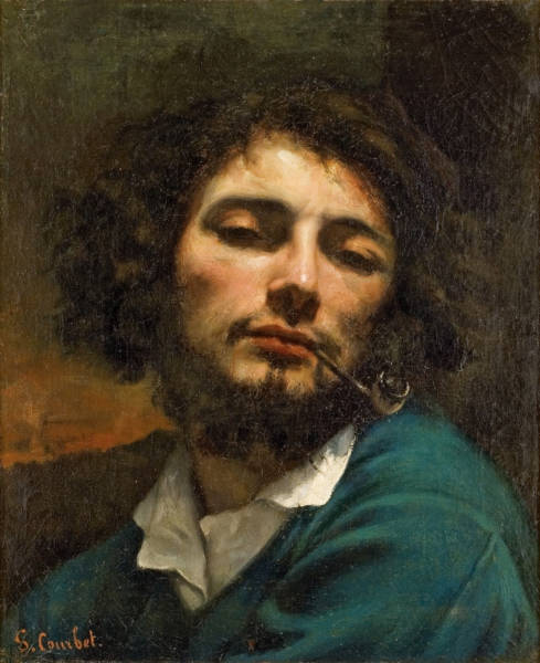 Gustave Courbet, Der Mann mit der Pfeife, um 1849 (© Musée Fabre, Montpellier Méditerranée Métropole | Foto: Musée Fabre de Montpellier Méditerranée Métropole/Frédéric Jaulmes)