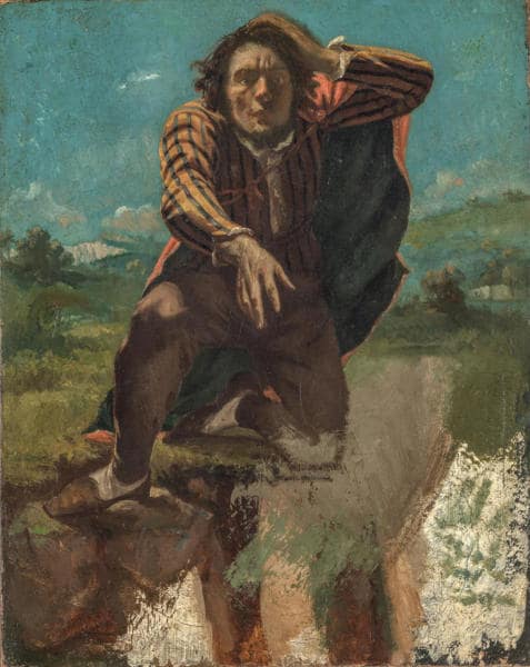 Gustave Courbet, Der vor Angst Wahnsinnige, um 1844 (Nasjonalmuseet, Oslo; Foto: Børre Høstland/Nasjonalmuseet, Oslo)