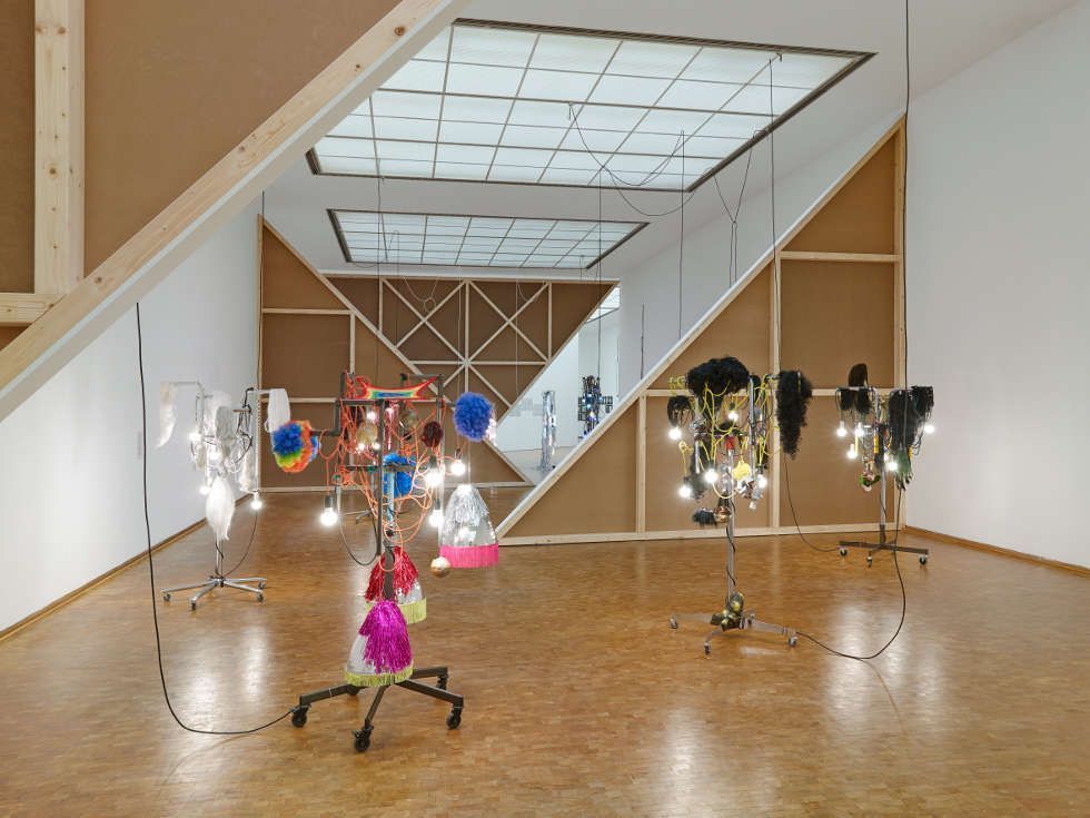 Installationsansicht Haegue Yang: ETA 1994–2018. Wolfgang-Hahn-Preis 2018 Museum Ludwig, Köln, 2018, © Haegue Yang, Foto: Saša Fuis, Köln