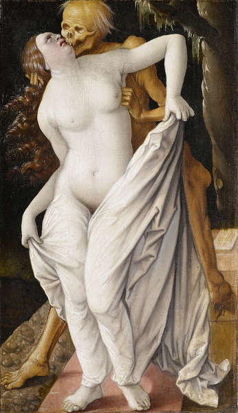 Hans Baldung Grien, Der Tod und die Frau, um 1520/25 (Kunstmuseum Basel)