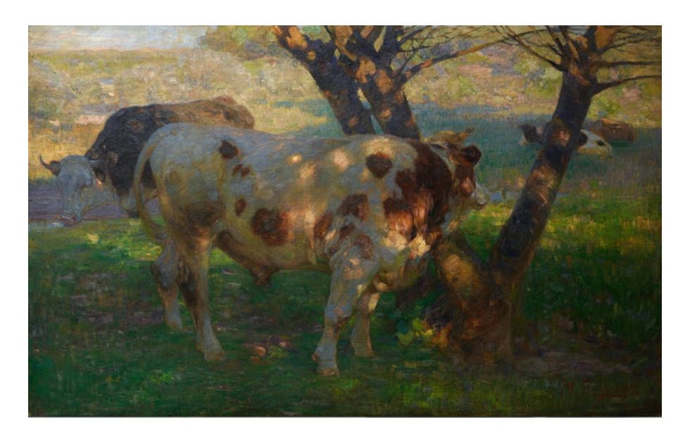 Heinrich von Zügel: dt. Tiermaler des Realismus und Impressionimus ...