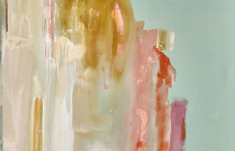 Helen Frankenthaler, Sea Level, Detail, 1976, Acryl auf Leinwand, 226 x 158 cm (Museum Reinhard Ernst, Wiesbaden)