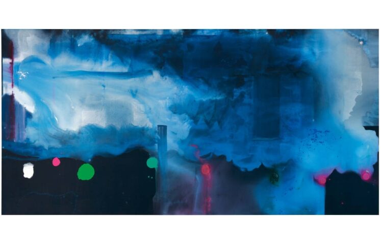 Helen Frankenthaler, Star Gazing, 1989, Acryl auf Leinwand, 181.6 x 365.8 cm (© 2025 Helen Frankenthaler Foundation, Inc. / ProLitteris, Zurich)