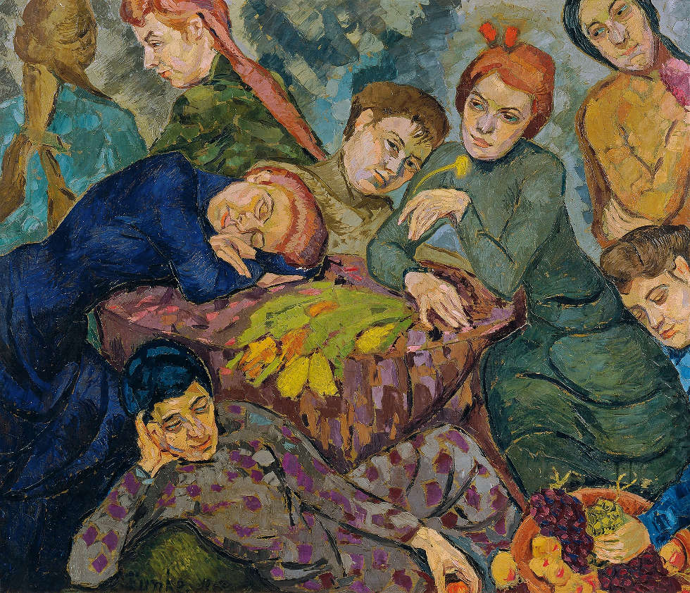 Helene Funke, Träume, 1913, Öl/Lw, 114,5 x 134,5 cm (© Belvedere, Wien)