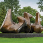 Henry Moore, Three Piece Sculpture: Vertebrae, 1968–1969, Bronze, 280 × 710 × 355 cm (Henry Moore Foundation)