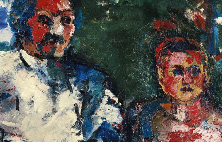 Herbert Boeckl, Gruppe am Waldrand, Detail, 1920 (© Leopold Museum, Wien)