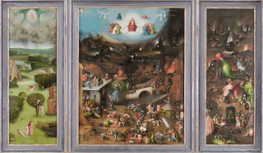 Acrylglasbild Das Jüngste Gericht Hieronymus Bosch