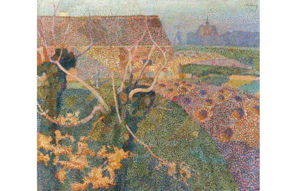 Jan Toorop, Die zwei Weiden Novembersonne
