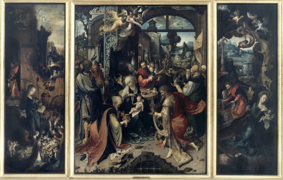 Jan de Beer, Anbetung der Könige, 1515-1520 (Pinacoteca di Brera, Mailand)