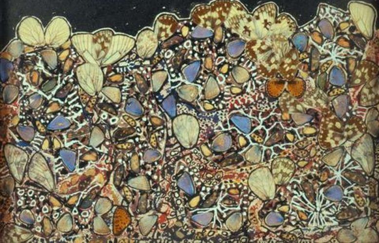 Jean Dubuffet, Schmetterlinge, Detail