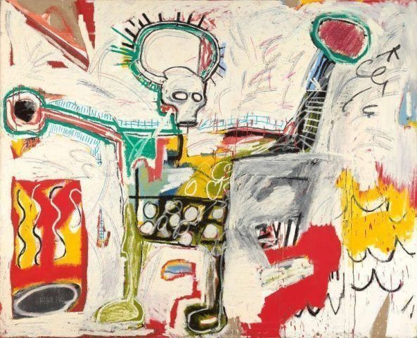 Jean-Michel Basquiat, Untitled, 1982 (Courtesy Museum Boijmans Van Beuningen, Rotterdam © The Estate of Jean-Michel Basquiat. Licensed by Artestar, New York. Photo: Studio Tromp, Rotterdam)