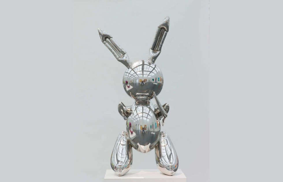 Jeff Koons, Rabbit, 1986 (Collection Museum of Contemporary Art Chicago, Photo: Nathan Keay, © MCA Chicago, © Jeff Koons)
