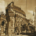 Jiří Kolář, Das ausruhende Nationaltheater, 1960 (Lentos Kunstmuseum Linz, Bildrecht, Wien 2026)