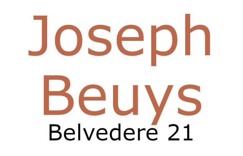 Joseph Beuys Belvedere 21