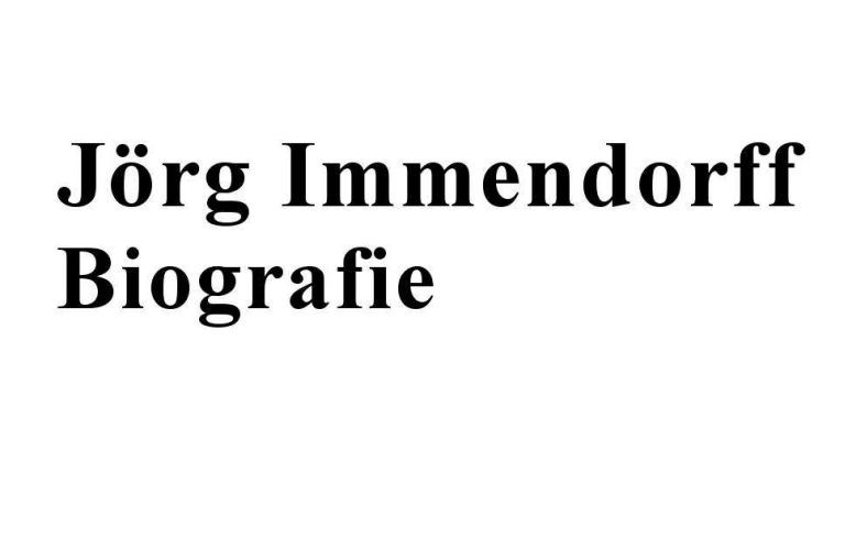 Jörg Immendorff, Biografie