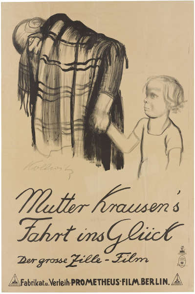 Käthe Kollwitz, Mutter Krausen’s Fahrt ins Glück, 1929, Lithographie (© Käthe Kollwitz Museum Köln)