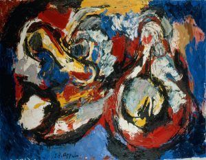 Karel Appel, L’Enfer et ses joies, 1958, Öl auf Leinwand, 130 x 196cm (Foto: Archiv Sammlung Essl © Nachlass des Künstlers, Albertina, Wien: Sammlung Essl)