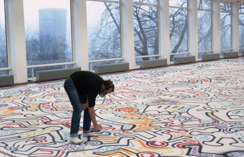 Keith Haring malt Untitled (velum), 1986