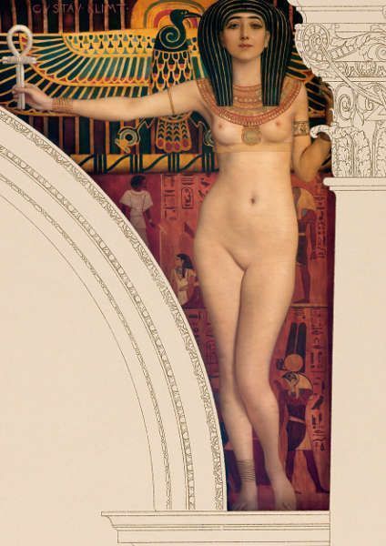 Klimt, Ägypten I (Nechbet), Kunsthistorisches Museum