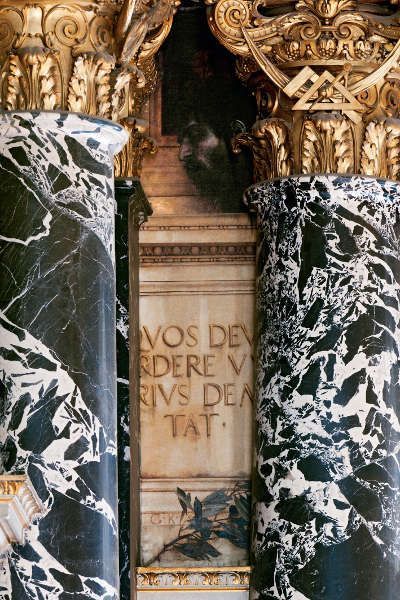 Klimt, Florentinisches Cinquecento (Goliath), Kunsthistorisches Museum, Stiegenhaus