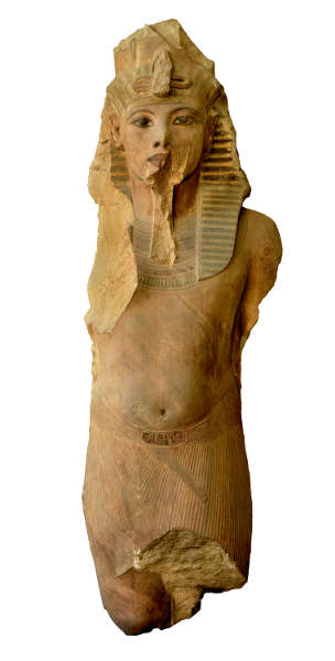 Kolossalstatue des Tutankhaman, Quarzit